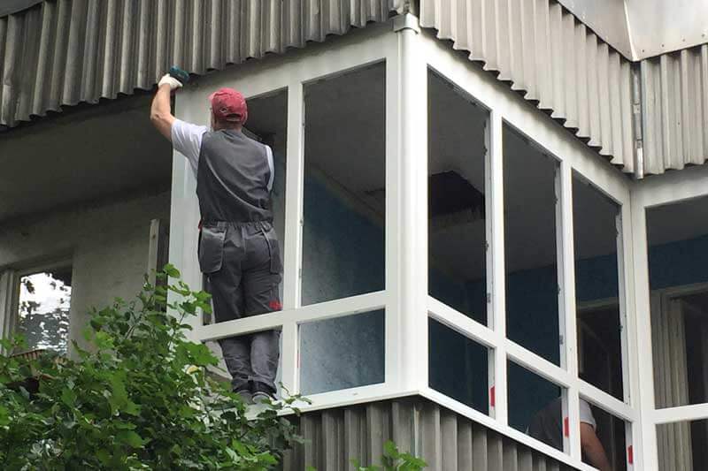 Теплое остекление лоджии  Остекление лоджии пластиковыми окнами